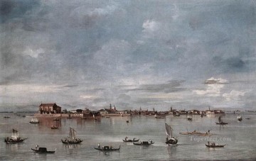 フォンダメンタ・ヌオーヴェ・フランチェスコ・グアルディ・ヴェネツィアから見たサン・クリストフォロ・サン・ミケーレとムラーノ島 Oil Paintings